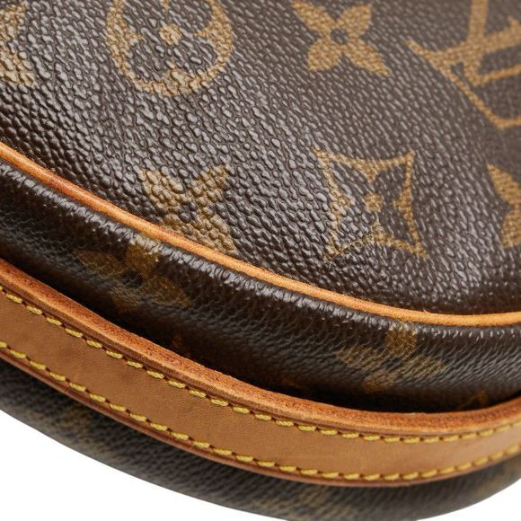 Louis Vuitton Monogram Genefeuille MM Crossbody Shoulder Bag M51226 Brown PVC - Picture 6 of 10